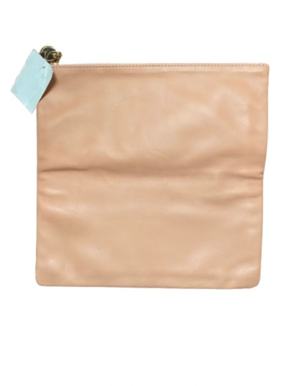 New! Clare V Foldable Blush with Gold Zipper